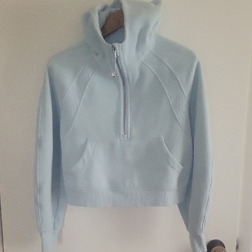 lululemon athletica Sky Blue Scuba Hoodie Xs / S